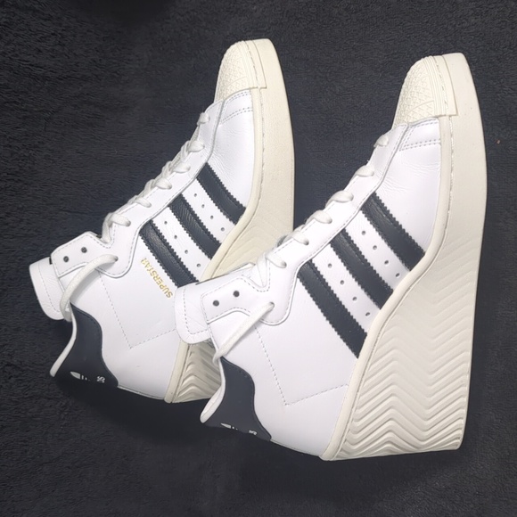 🔥adidas Originals Superstar Ellure Wedge Shoes - Picture 6 of 9